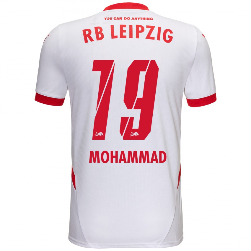 Kinderen Sammy Mohammad #19 Wit Rood Thuisshirt Thuistenue 2024/25 T-Shirt