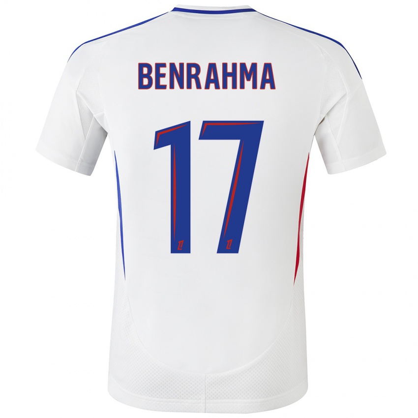 Kinderen Said Benrahma #17 Wit Blauw Thuisshirt Thuistenue 2024/25 T-Shirt