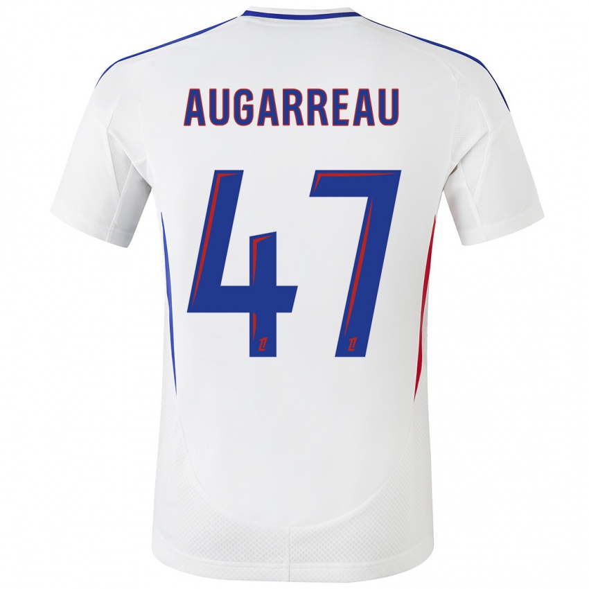 Kinderen Sofiane Augarreau #47 Wit Blauw Thuisshirt Thuistenue 2024/25 T-Shirt