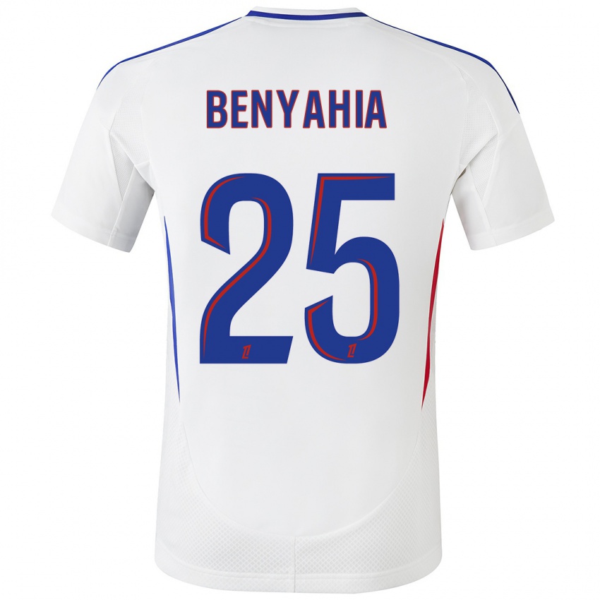 Kinderen Ines Benyahia #25 Wit Blauw Thuisshirt Thuistenue 2024/25 T-Shirt