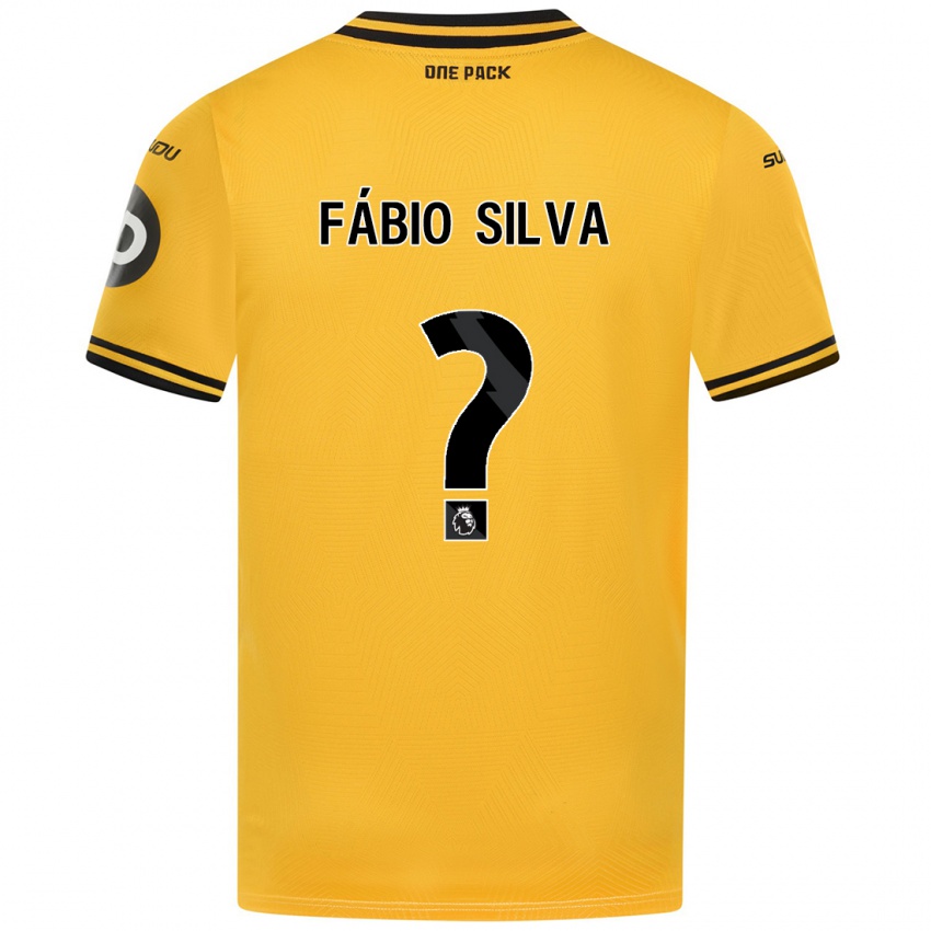 Kinderen Fabio Silva #0 Geel Thuisshirt Thuistenue 2024/25 T-Shirt