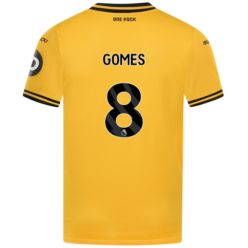 Kinderen Joao Gomes #8 Geel Thuisshirt Thuistenue 2024/25 T-Shirt