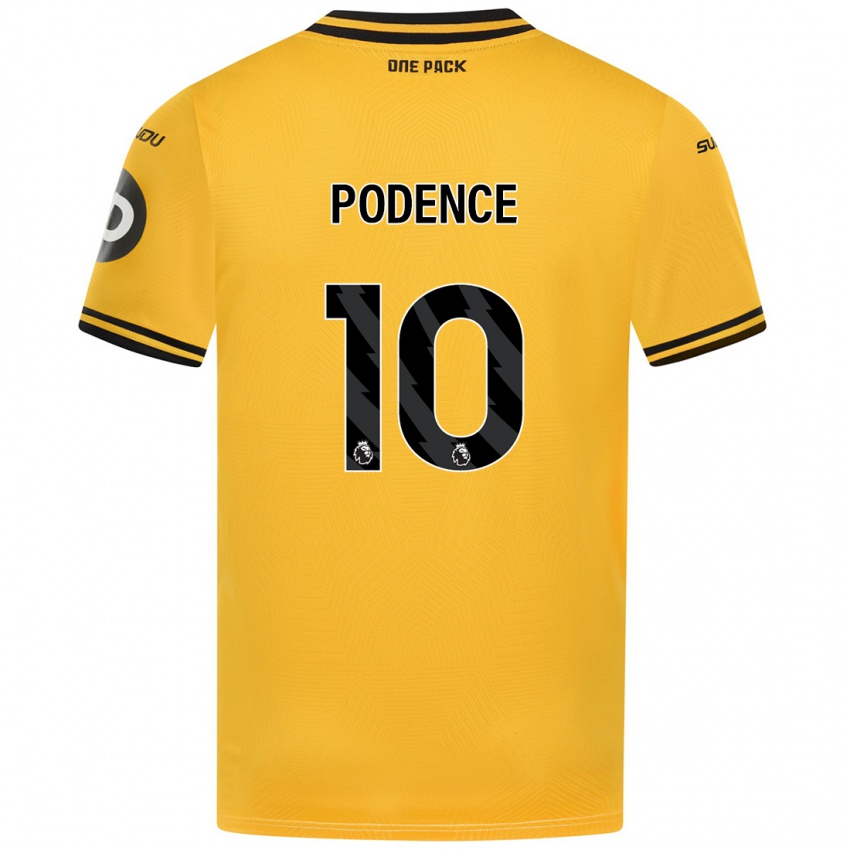 Kinderen Daniel Podence #10 Geel Thuisshirt Thuistenue 2024/25 T-Shirt