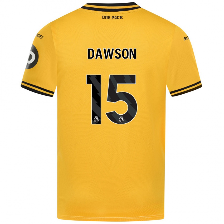 Kinderen Craig Dawson #15 Geel Thuisshirt Thuistenue 2024/25 T-Shirt