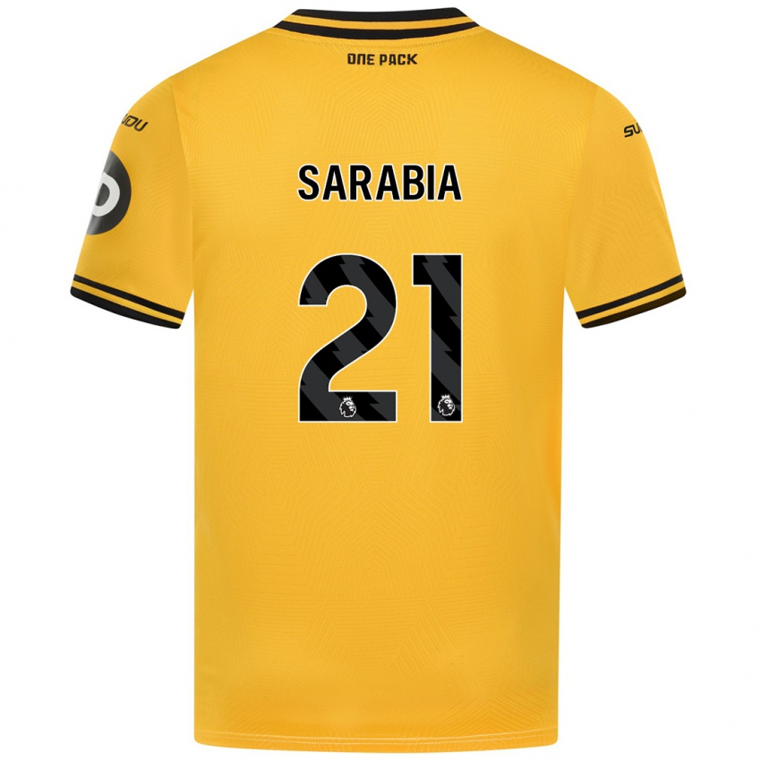 Kinderen Pablo Sarabia #21 Geel Thuisshirt Thuistenue 2024/25 T-Shirt