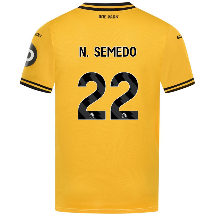 Kinderen Nelson Semedo #22 Geel Thuisshirt Thuistenue 2024/25 T-Shirt