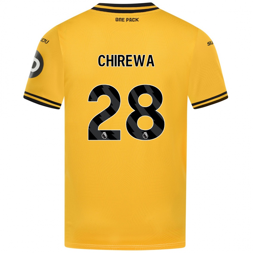 Kinderen Tawanda Chirewa #28 Geel Thuisshirt Thuistenue 2024/25 T-Shirt