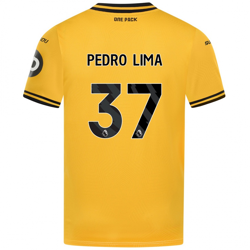 Kinderen Pedro Lima #37 Geel Thuisshirt Thuistenue 2024/25 T-Shirt