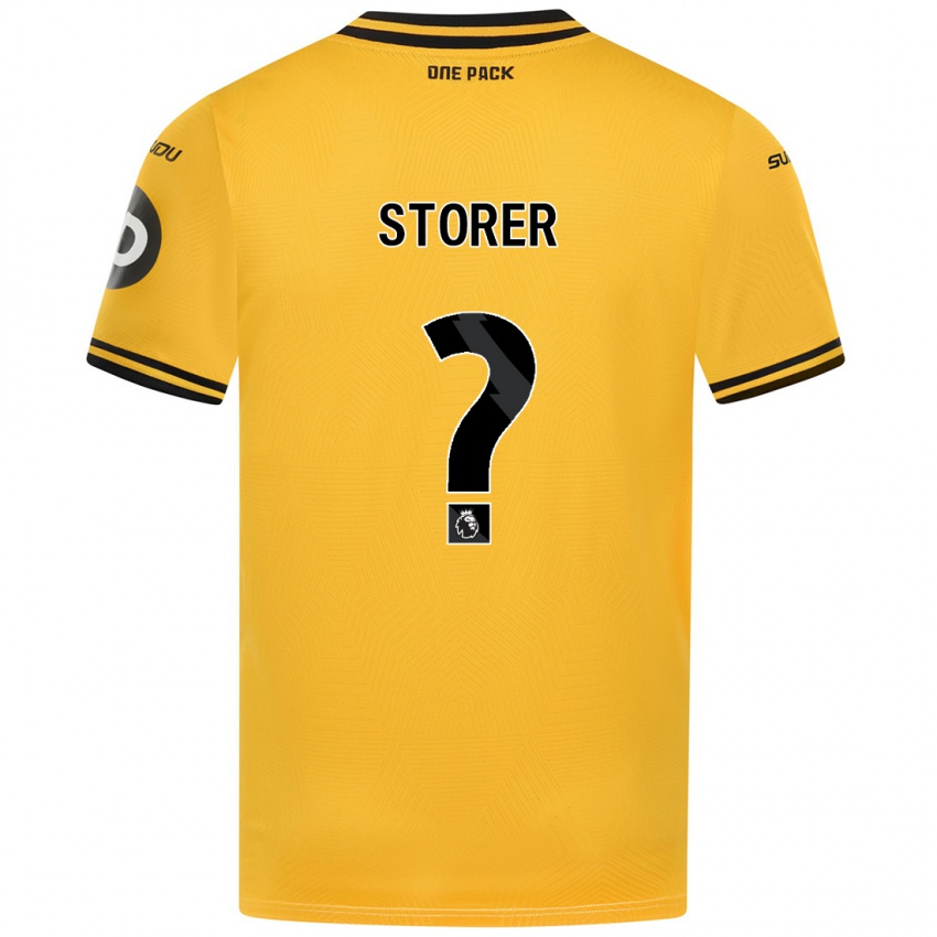 Kinderen James Storer #0 Geel Thuisshirt Thuistenue 2024/25 T-Shirt