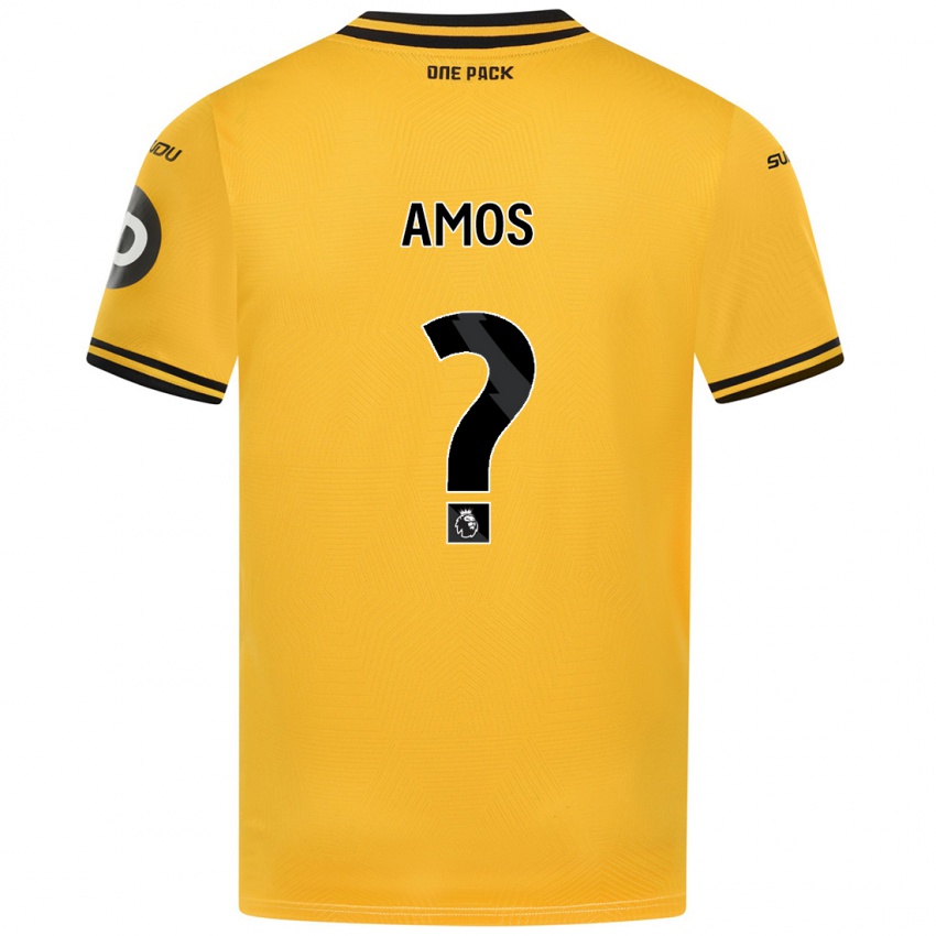 Kinderen Stan Amos #0 Geel Thuisshirt Thuistenue 2024/25 T-Shirt