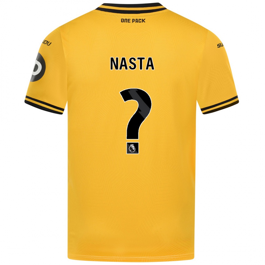 Kinderen Arthur Nasta #0 Geel Thuisshirt Thuistenue 2024/25 T-Shirt