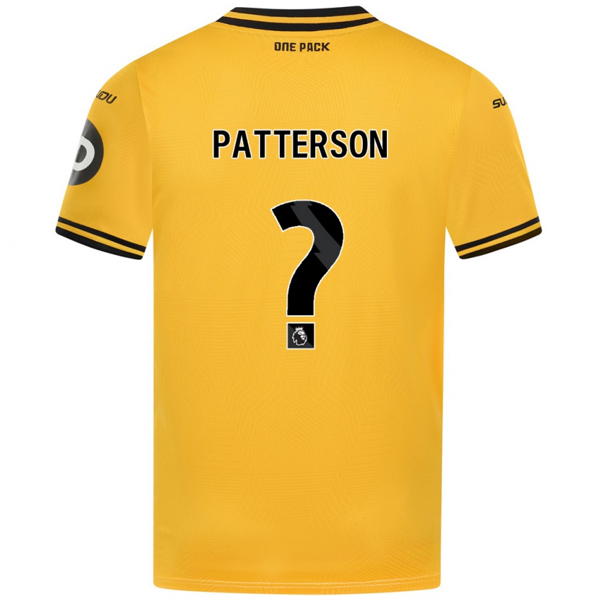 Kinderen Lennon Patterson #0 Geel Thuisshirt Thuistenue 2024/25 T-Shirt