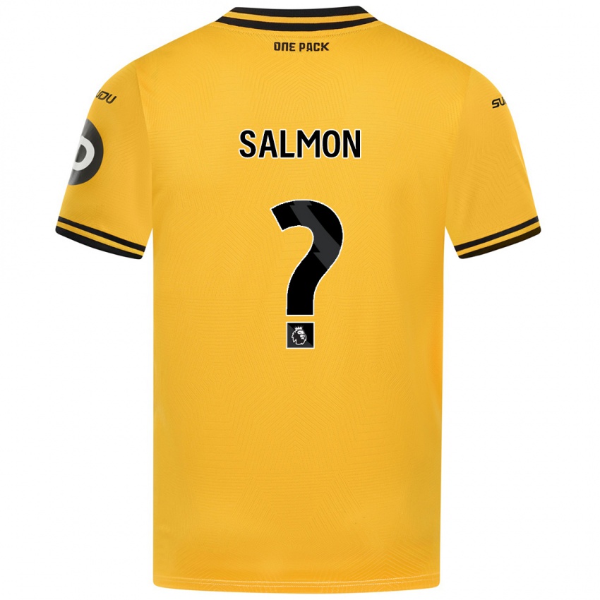 Kinderen Fabian Salmon #0 Geel Thuisshirt Thuistenue 2024/25 T-Shirt