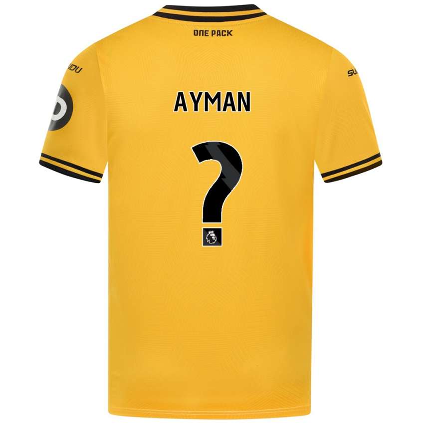 Kinderen Alvin Ayman #0 Geel Thuisshirt Thuistenue 2024/25 T-Shirt