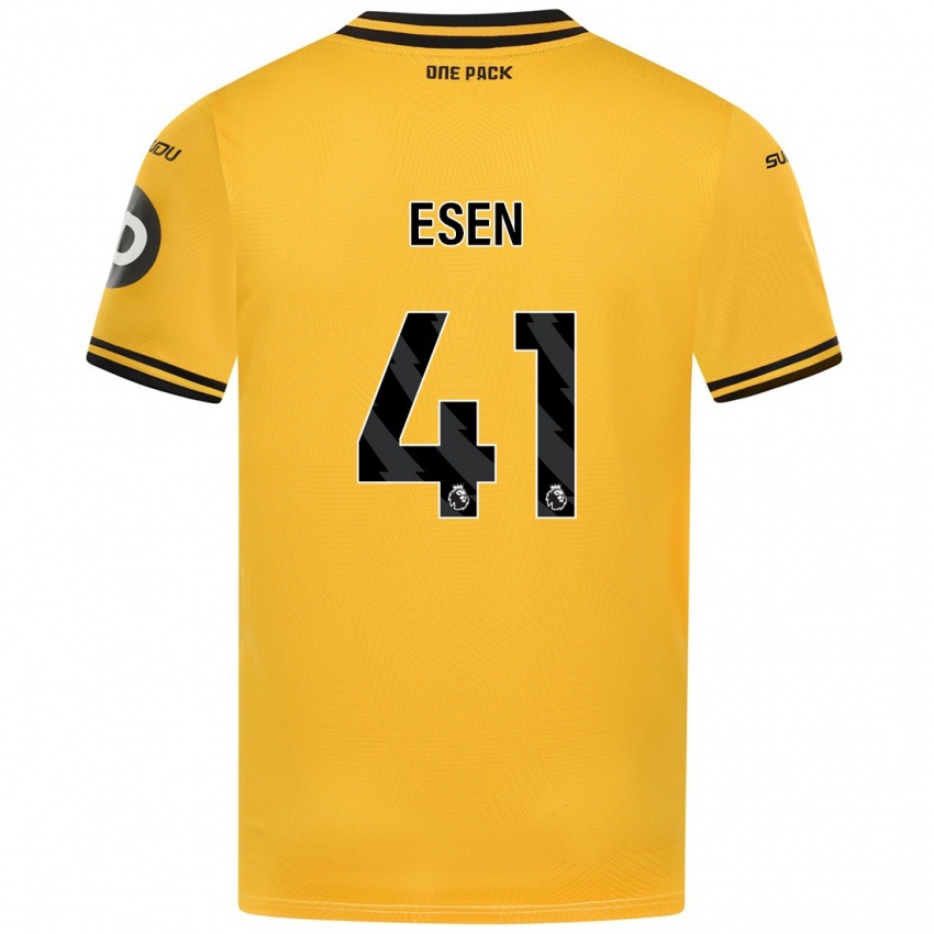 Kinderen Josh Esen #41 Geel Thuisshirt Thuistenue 2024/25 T-Shirt