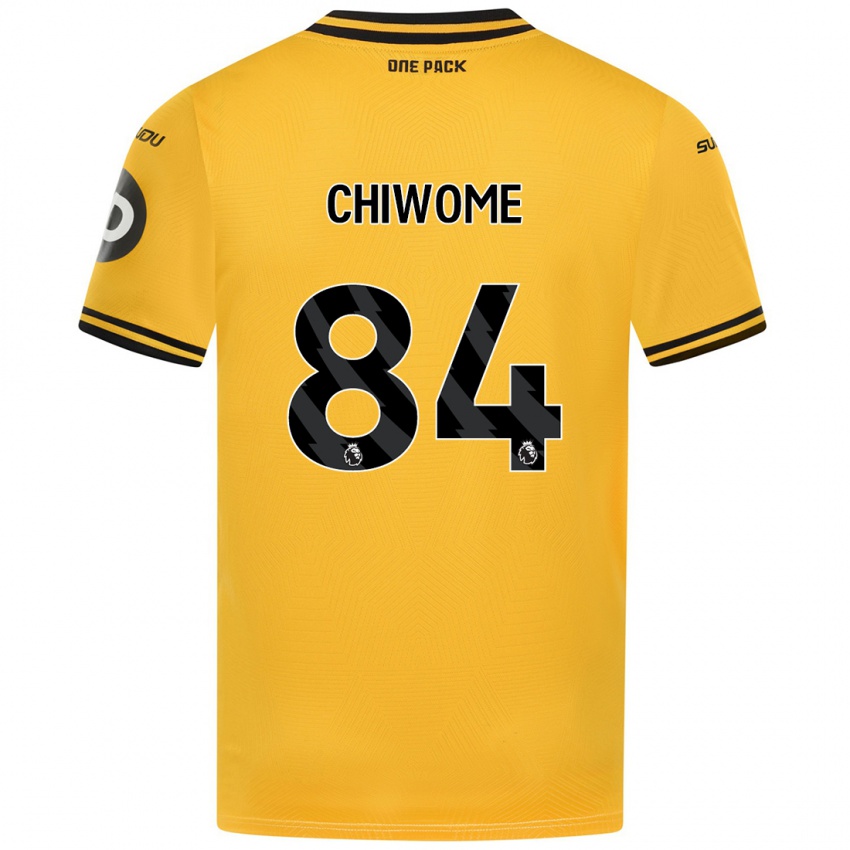 Kinderen Leon Chiwome #84 Geel Thuisshirt Thuistenue 2024/25 T-Shirt