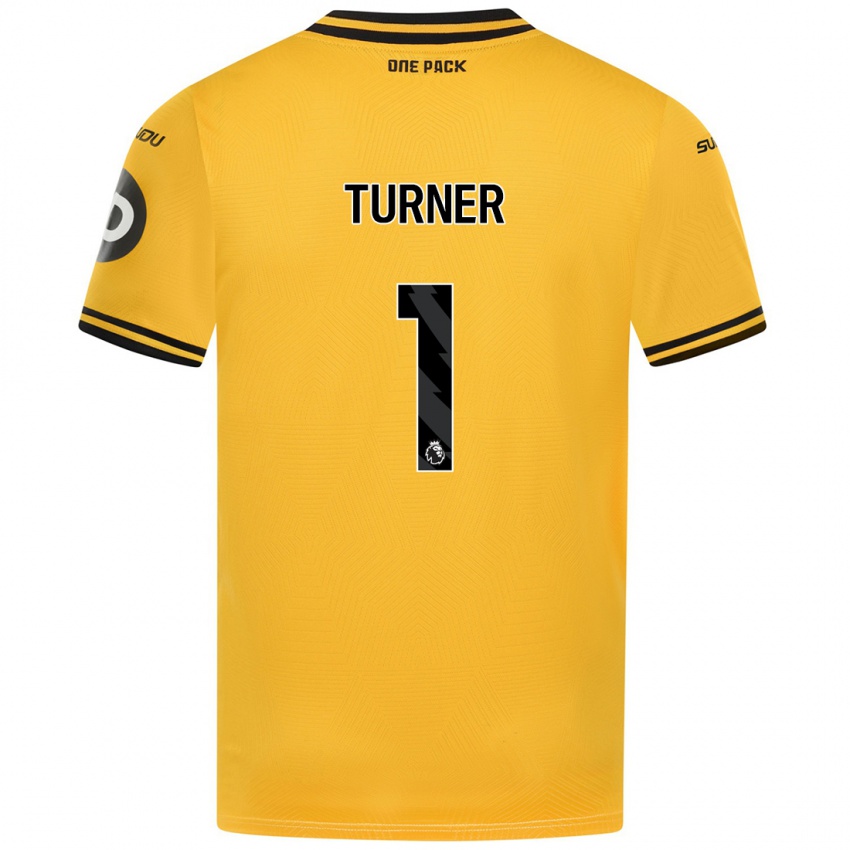 Kinderen Shannon Turner #1 Geel Thuisshirt Thuistenue 2024/25 T-Shirt