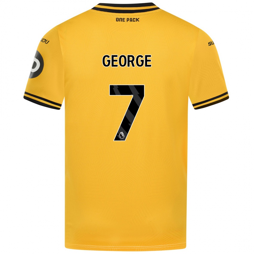 Kinderen Tammi George #7 Geel Thuisshirt Thuistenue 2024/25 T-Shirt