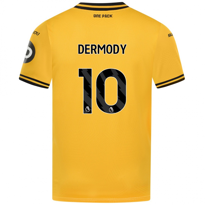 Kinderen Helen Dermody #10 Geel Thuisshirt Thuistenue 2024/25 T-Shirt