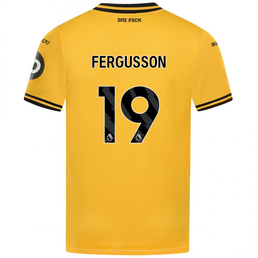 Kinderen Liv Fergusson #19 Geel Thuisshirt Thuistenue 2024/25 T-Shirt