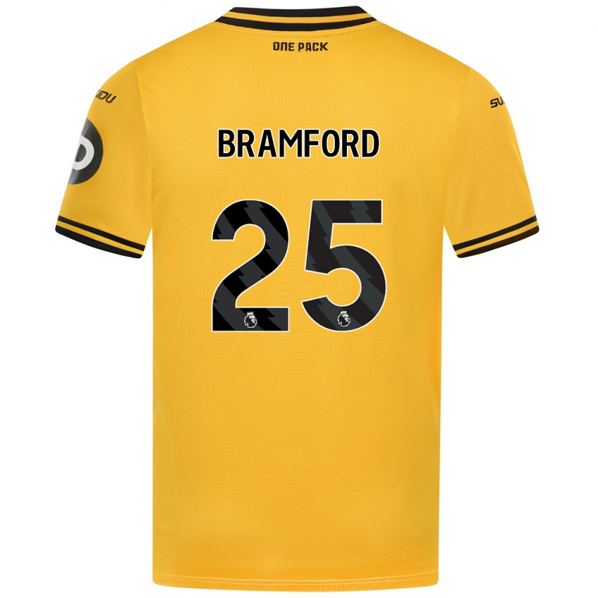 Kinderen Sophie Bramford #25 Geel Thuisshirt Thuistenue 2024/25 T-Shirt