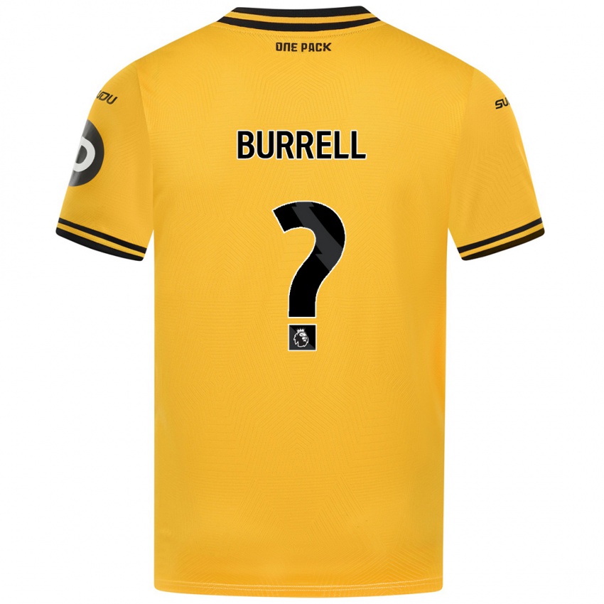 Kinderen Ackeme Francis-Burrell #0 Geel Thuisshirt Thuistenue 2024/25 T-Shirt