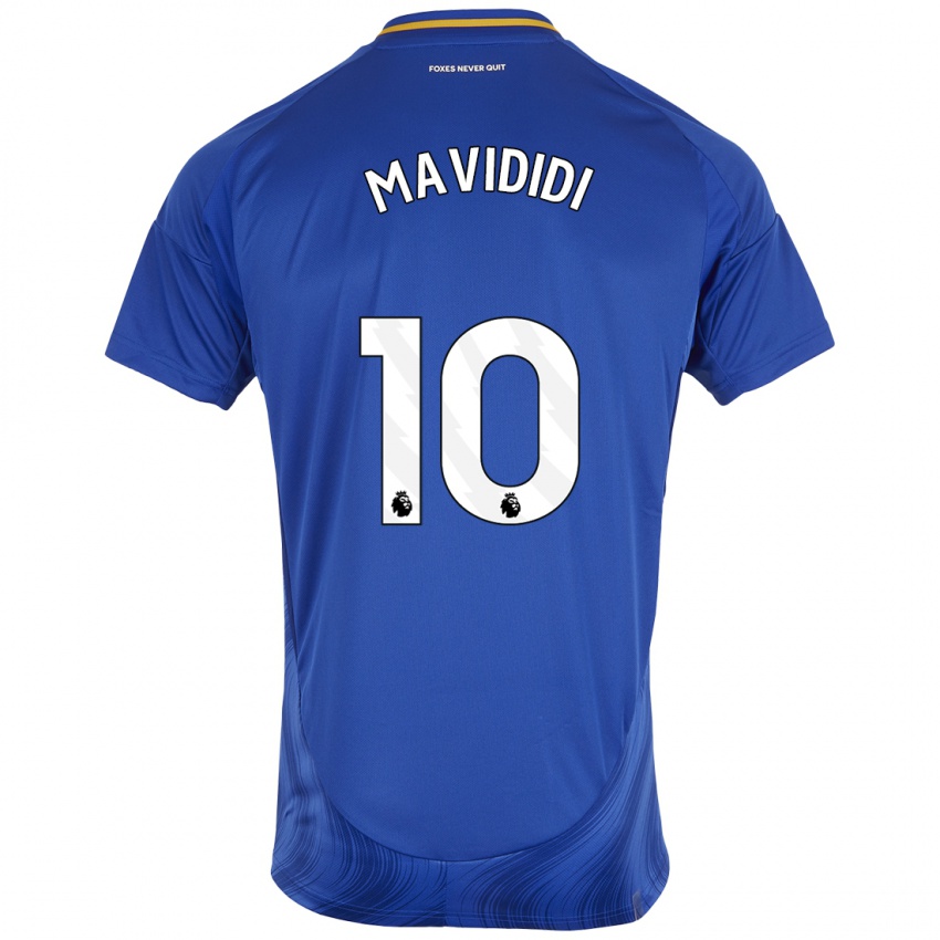 Kinderen Stephy Mavididi #10 Blauw Wit Thuisshirt Thuistenue 2024/25 T-Shirt