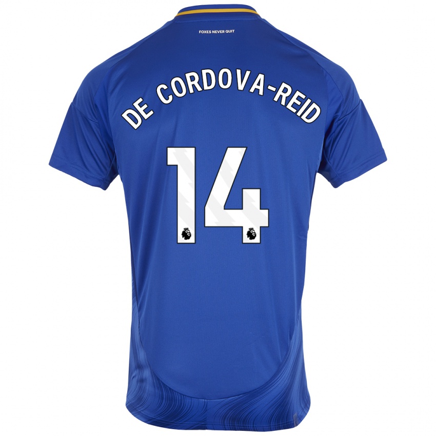 Kinderen Bobby De Cordova-Reid #14 Blauw Wit Thuisshirt Thuistenue 2024/25 T-Shirt