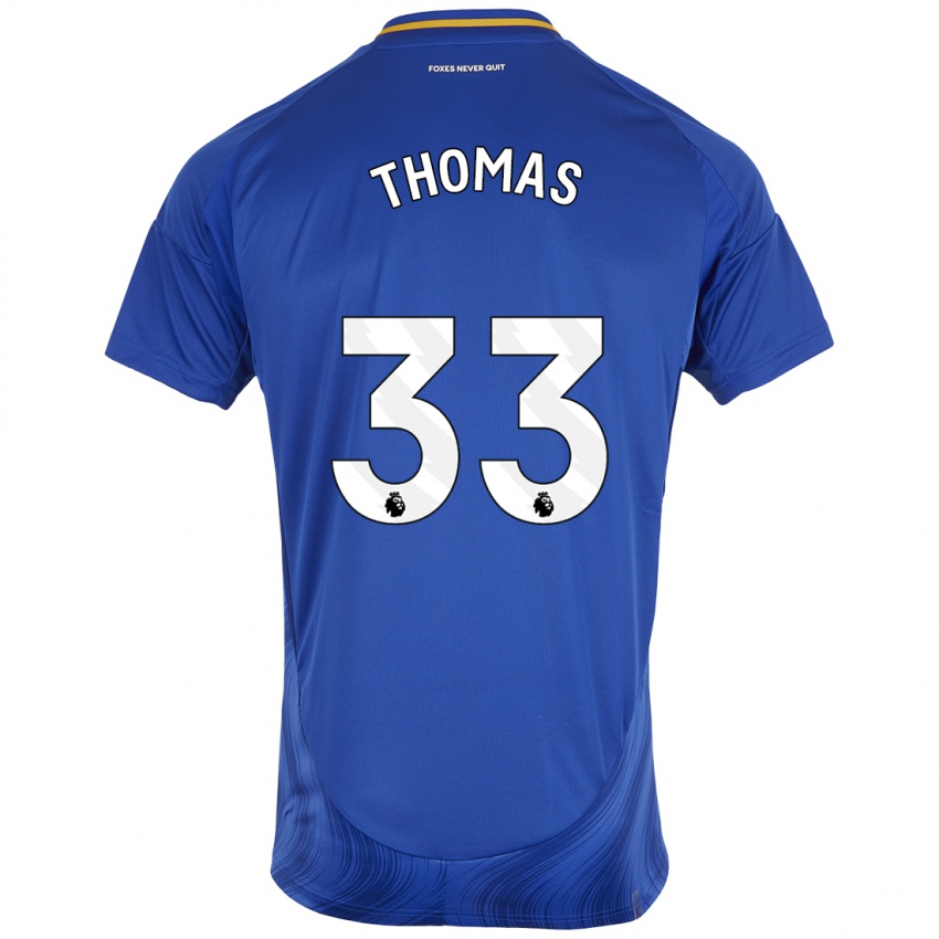 Kinderen Luke Thomas #33 Blauw Wit Thuisshirt Thuistenue 2024/25 T-Shirt