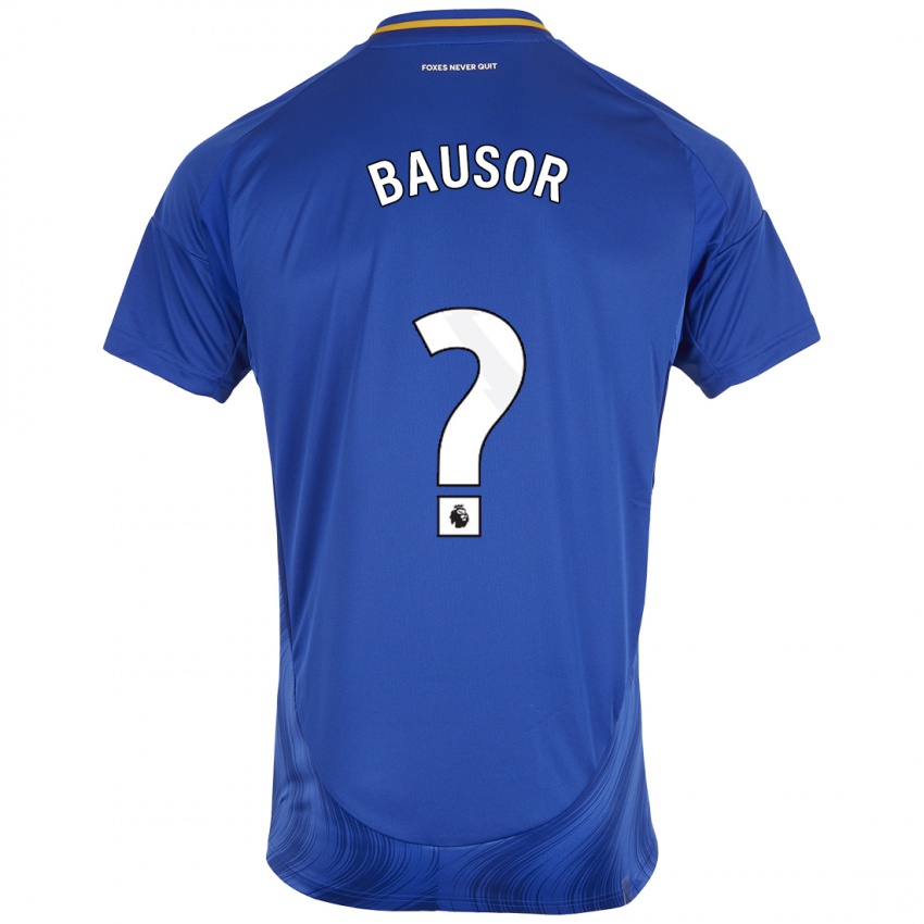 Kinderen Stevie Bausor #0 Blauw Wit Thuisshirt Thuistenue 2024/25 T-Shirt