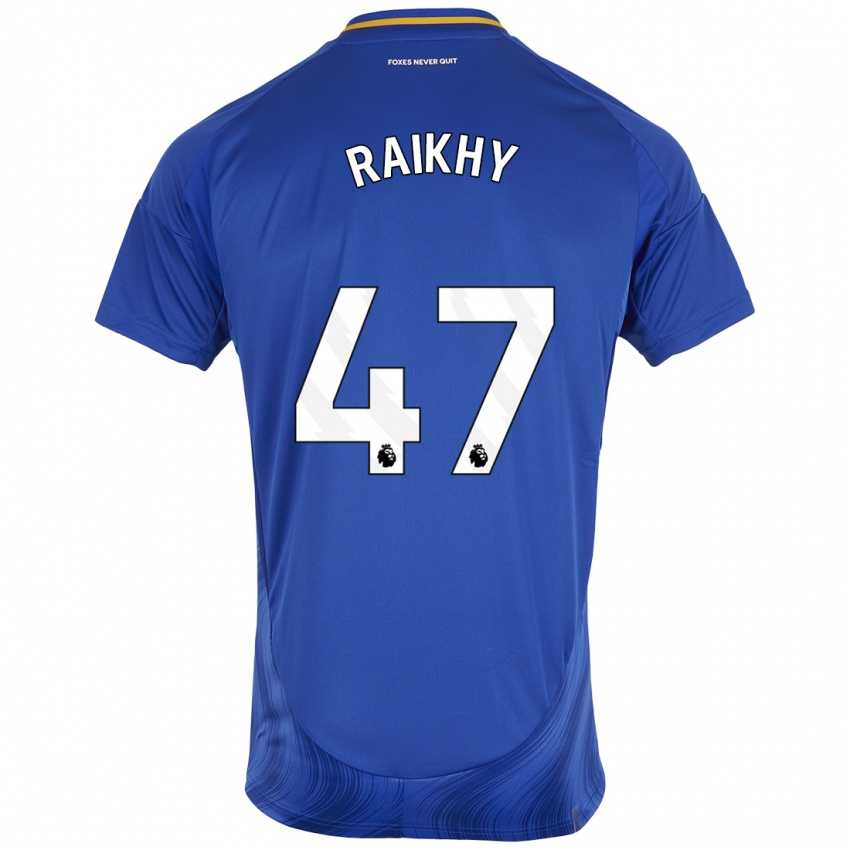 Kinderen Arjan Raikhy #47 Blauw Wit Thuisshirt Thuistenue 2024/25 T-Shirt