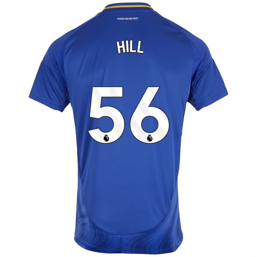 Kinderen Deniche Hill #56 Blauw Wit Thuisshirt Thuistenue 2024/25 T-Shirt