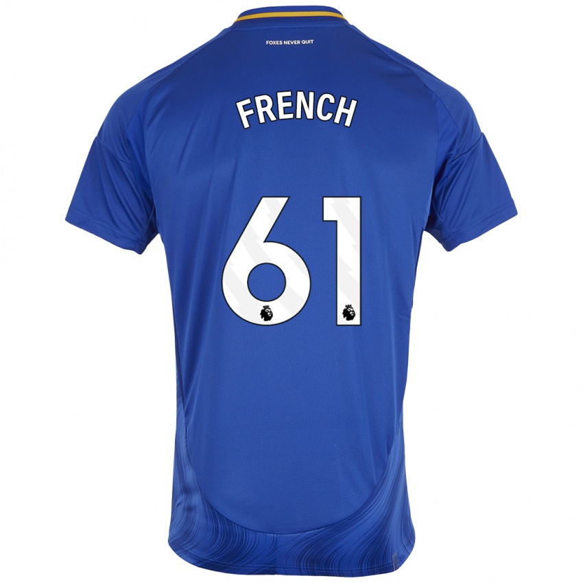 Kinderen Harry French #61 Blauw Wit Thuisshirt Thuistenue 2024/25 T-Shirt