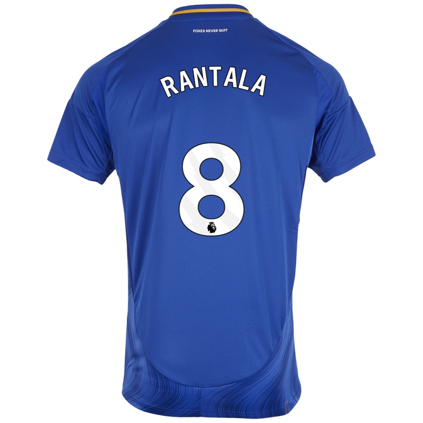 Kinderen Jutta Rantala #8 Blauw Wit Thuisshirt Thuistenue 2024/25 T-Shirt