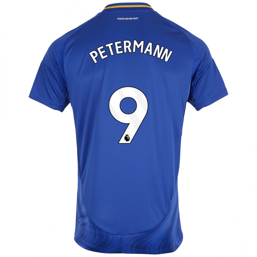 Kinderen Lena Petermann #9 Blauw Wit Thuisshirt Thuistenue 2024/25 T-Shirt