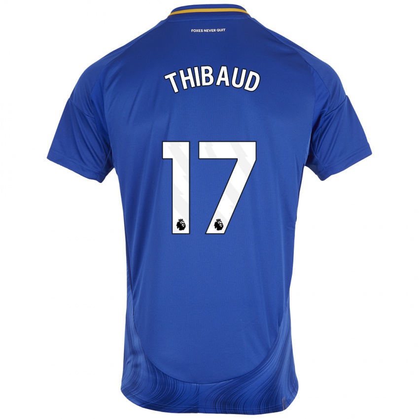 Kinderen Julie Thibaud #17 Blauw Wit Thuisshirt Thuistenue 2024/25 T-Shirt