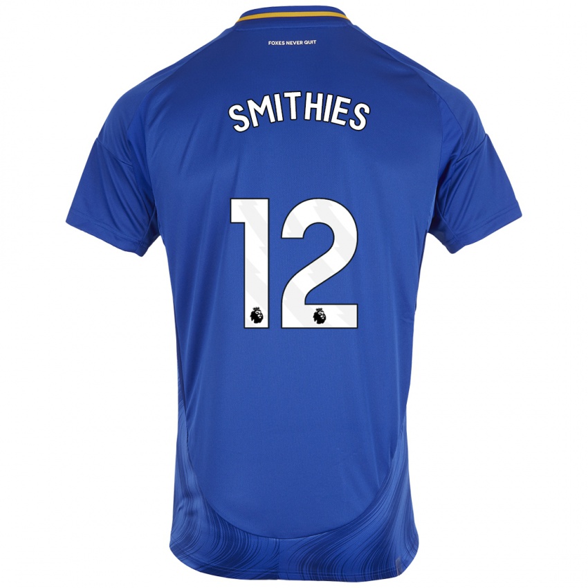 Kinderen Alex Smithies #12 Blauw Wit Thuisshirt Thuistenue 2024/25 T-Shirt