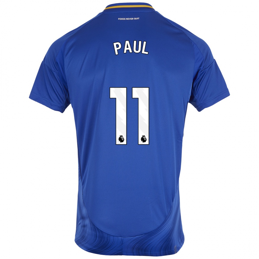 Kinderen Lachante Paul #11 Blauw Wit Thuisshirt Thuistenue 2024/25 T-Shirt