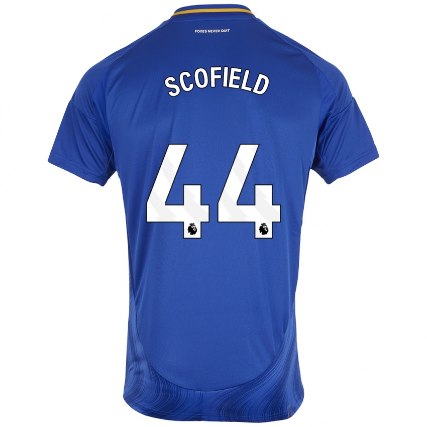 Kinderen Connie Scofield #44 Blauw Wit Thuisshirt Thuistenue 2024/25 T-Shirt