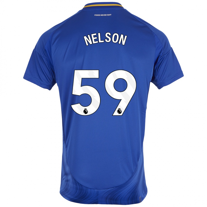 Kinderen Ronny Nelson #59 Blauw Wit Thuisshirt Thuistenue 2024/25 T-Shirt