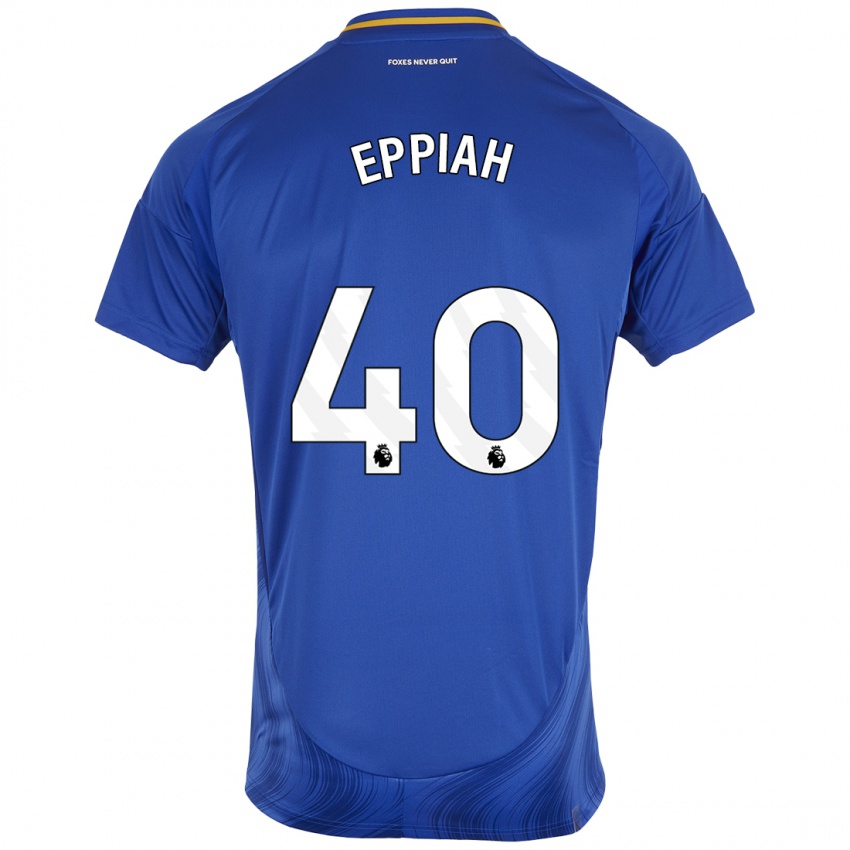 Kinderen Josh Eppiah #40 Blauw Wit Thuisshirt Thuistenue 2024/25 T-Shirt