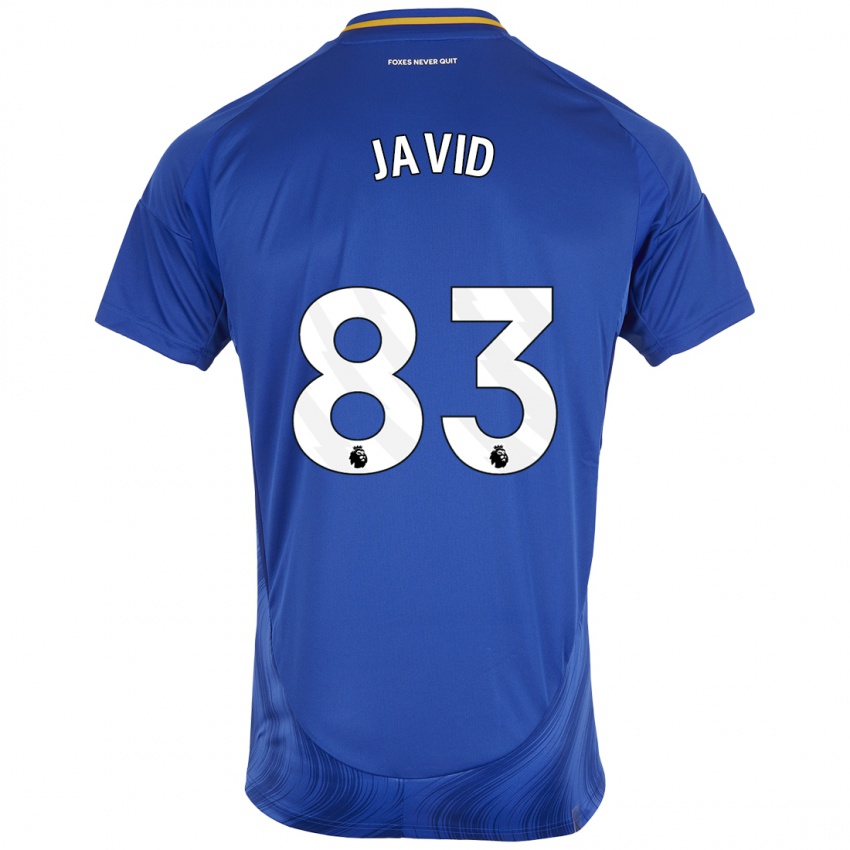 Kinderen Abdullah Javid #83 Blauw Wit Thuisshirt Thuistenue 2024/25 T-Shirt