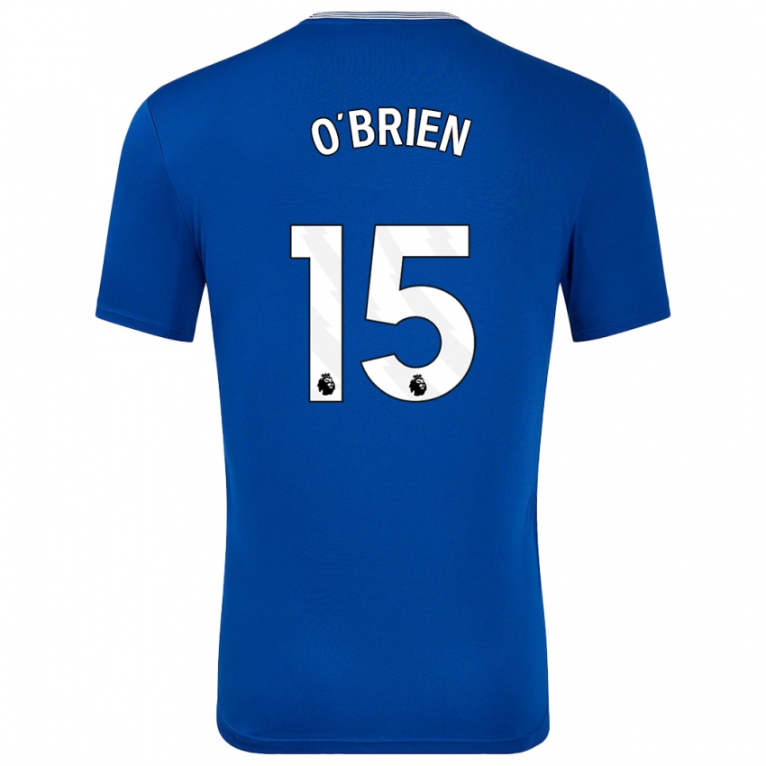 Kinderen Jake O'brien #15 Blauw Met Thuisshirt Thuistenue 2024/25 T-Shirt