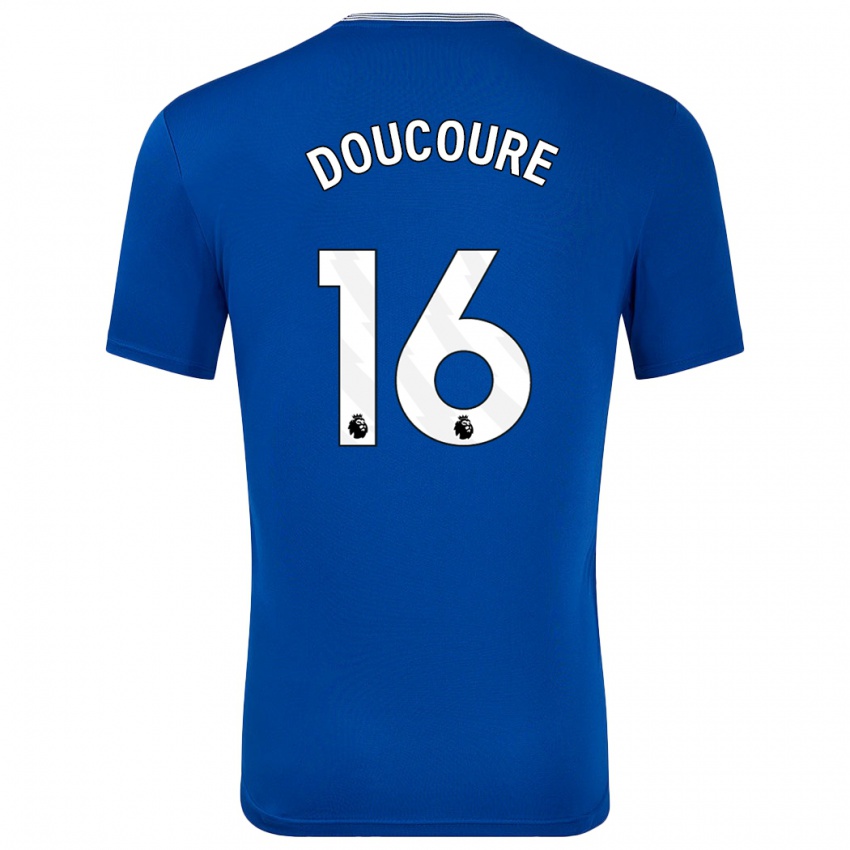 Kinderen Abdoulaye Doucouré #16 Blauw Met Thuisshirt Thuistenue 2024/25 T-Shirt