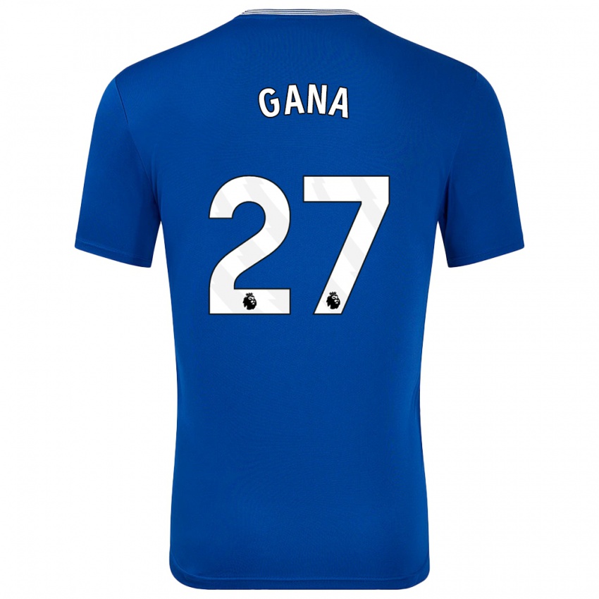 Kinderen Idrissa Gueye #27 Blauw Met Thuisshirt Thuistenue 2024/25 T-Shirt