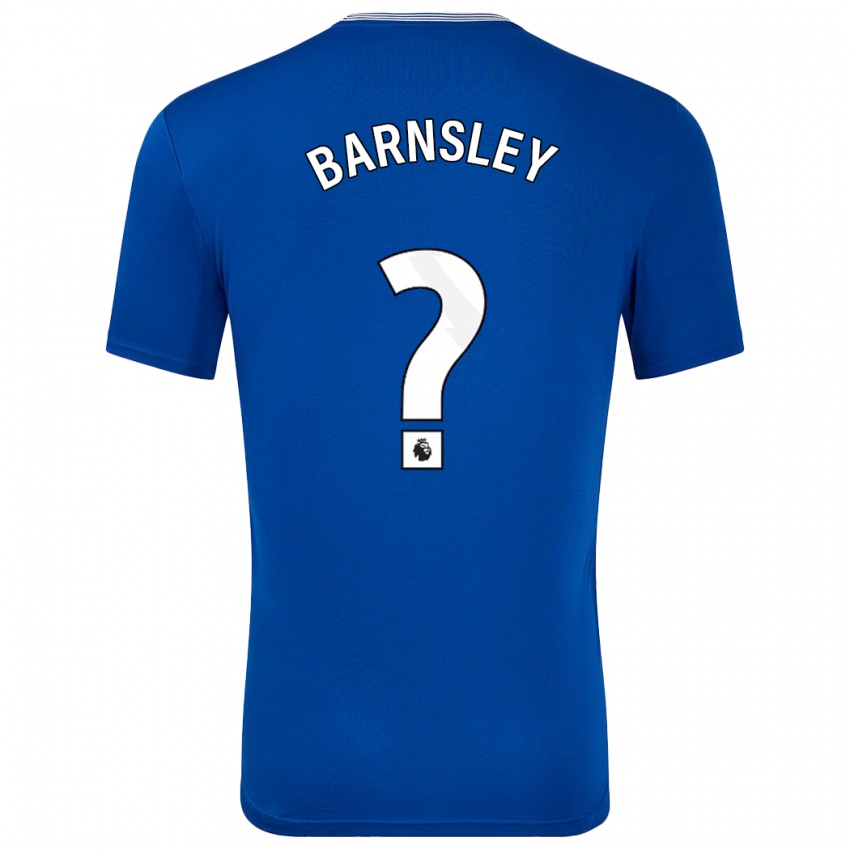 Kinderen Fraser Barnsley #0 Blauw Met Thuisshirt Thuistenue 2024/25 T-Shirt