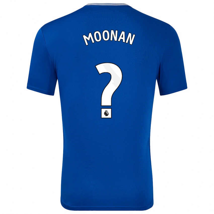 Kinderen Bradley Moonan #0 Blauw Met Thuisshirt Thuistenue 2024/25 T-Shirt