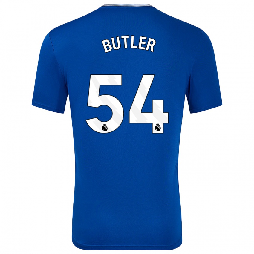 Kinderen Jack Butler #54 Blauw Met Thuisshirt Thuistenue 2024/25 T-Shirt