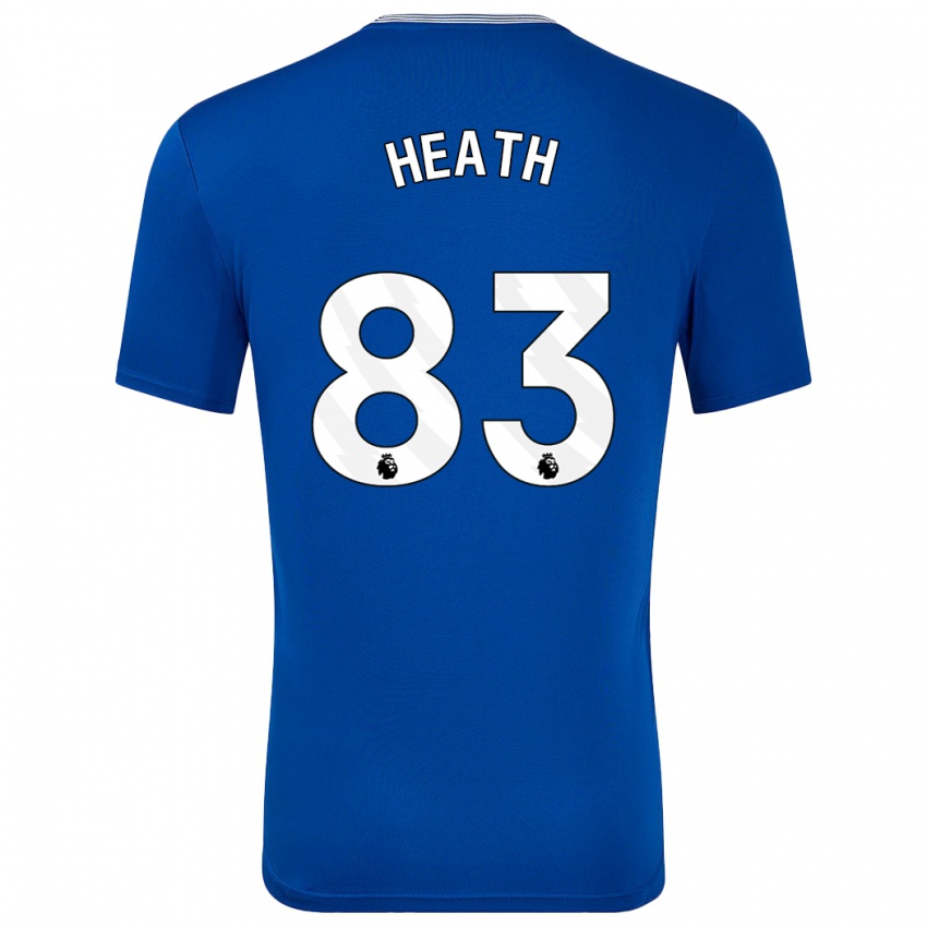 Kinderen Isaac Heath #83 Blauw Met Thuisshirt Thuistenue 2024/25 T-Shirt