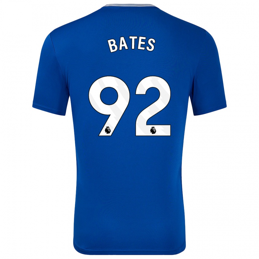 Kinderen Callum Bates #92 Blauw Met Thuisshirt Thuistenue 2024/25 T-Shirt